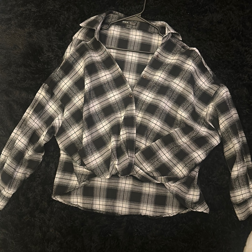 Plaid button up
